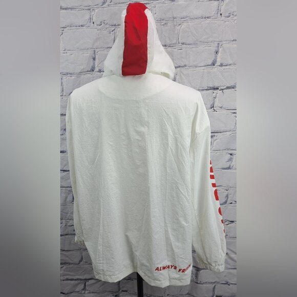 NWT Tim Hortons Run Club Windbreaker Jacket Hoodie Nylon Ripstop Men's Large - Picture 8 of 16